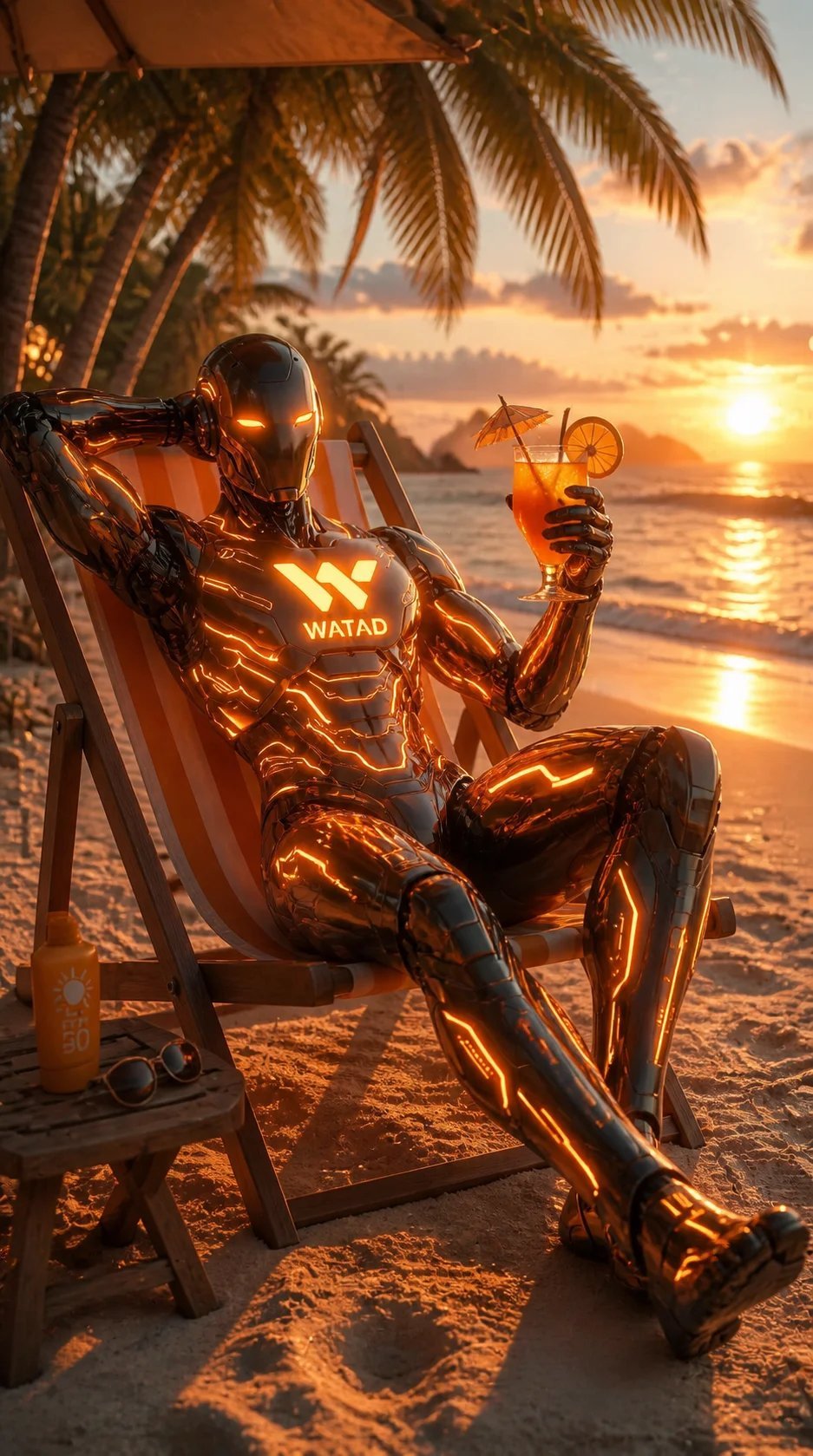 change to be in the beach enjoying