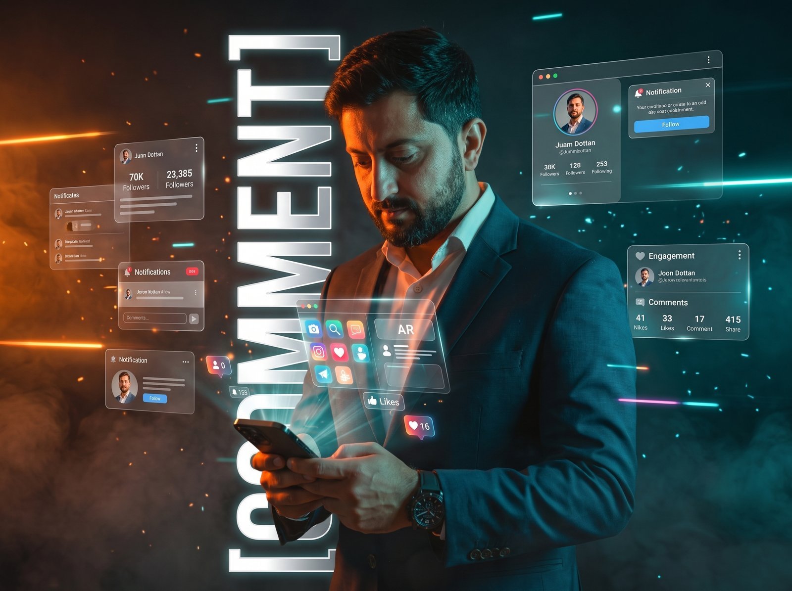 Universal Sci-Fi Social Media Hologram Poster Prompt (Use Your Own Image)Create a futuristic cinematic sci-fi social media poster using the…